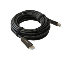 Кабель аудио-видео Digma HDMI 2.0 AOC HDMI (m)/HDMI (m) 20м. позолоч.конт. черный (BHP AOC 2.0-20)