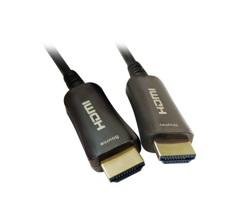 Кабель аудио-видео Digma HDMI 2.0 AOC HDMI (m)/HDMI (m) 50м. позолоч.конт. черный (BHP AOC 2.0-50) Кабель аудио-видео Digma HDMI 2.0 AOC HDMI (m)/HDMI (m) 50м. позолоч.конт. черный (BHP AOC 2.0-50)