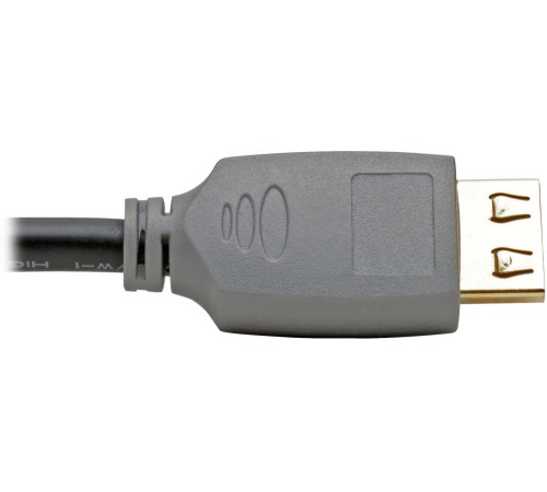 Кабель аудио-видео Tripplite HDMI (m)/HDMI (m) 0.9м. позолоч.конт. черный/серый (P568-003-2A) Кабель аудио-видео Tripplite HDMI (m)/HDMI (m) 0.9м. позолоч.конт. черный/серый (P568-003-2A)