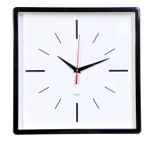 Часы настенные аналоговые Бюрократ WallC-S61P D30см черный (WALLC-S61P30/BLACK)