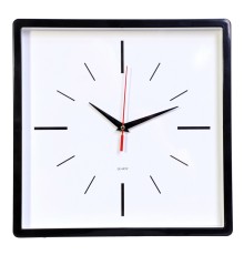 Часы настенные аналоговые Бюрократ WallC-S61P D30см черный (WALLC-S61P30/BLACK)