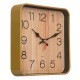 Часы настенные аналоговые Бюрократ WallC-S62P D19см бежевый (WALLC-S62P19/BEIGE)