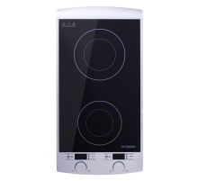 Плита Индукционная Hyundai HYC-0103 серебристый/черный стеклокерамика (настольная)