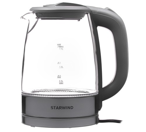 Чайник электрический Starwind SKG2315 1.7л. 2200Вт серый/серебристый корпус: стекло/металл/пластик Чайник электрический Starwind SKG2315 1.7л. 2200Вт серый/серебристый корпус: стекло/металл/пластик