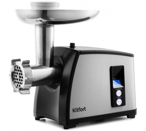 Мясорубка Kitfort KT-2105 1800Вт серебристый/черный Мясорубка Kitfort KT-2105 1800Вт серебристый/черный