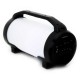 Аудиомагнитола Supra BTS-655 черный 15Вт MP3 FM(dig) USB BT microSD
