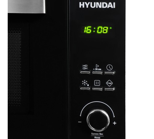 Микроволновая Печь Hyundai HYM-D2073 23л. 800Вт черный/Хром Микроволновая Печь Hyundai HYM-D2073 23л. 800Вт черный/Хром