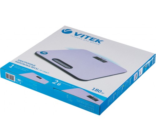 Весы напольные электронные Vitek VT-1968 P макс.180кг розовый Весы напольные электронные Vitek VT-1968 P макс.180кг розовый