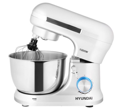 Миксер планетарный Hyundai HYM-S6551 1300Вт серебристый Миксер планетарный Hyundai HYM-S6551 1300Вт серебристый