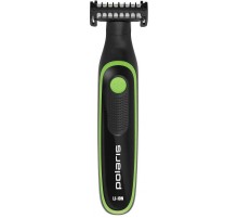 Триммер Polaris PHC 0303RB черный/лайм 240Вт (насадок в компл:3шт)