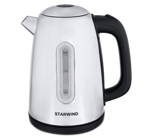 Чайник электрический Starwind SKS3210 1.7л. 2200Вт серебристый/черный корпус: металл/пластик Чайник электрический Starwind SKS3210 1.7л. 2200Вт серебристый/черный корпус: металл/пластик