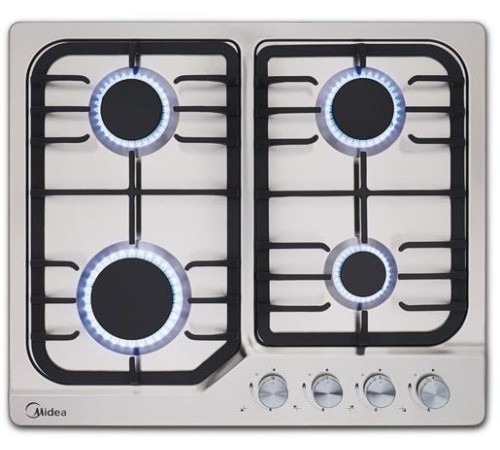 Газовая варочная поверхность Midea MG687X нержавеющая сталь Газовая варочная поверхность Midea MG687X нержавеющая сталь