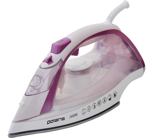 Утюг Polaris PIR 2668AK 2600Вт белый/розовый