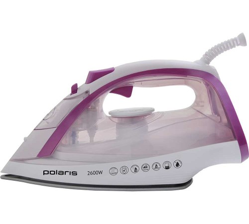 Утюг Polaris PIR 2668AK 2600Вт белый/розовый