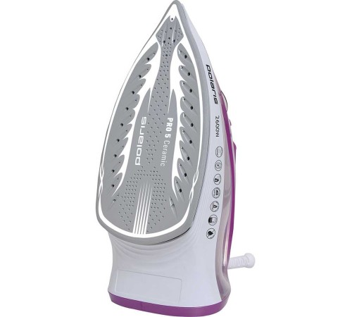 Утюг Polaris PIR 2668AK 2600Вт белый/розовый