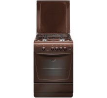Плита Газовая Gefest ПГ 1200 С6 К43 коричневый (металлическая крышка) реш.сталь