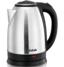 Чайник электрический BBK EK1760S 1.7л. 2200Вт серебристый/черный корпус: металл/пластик