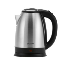Чайник электрический Starwind SKS1051 1.8л. 1500Вт серебристый матовый/черный корпус: металл/пластик