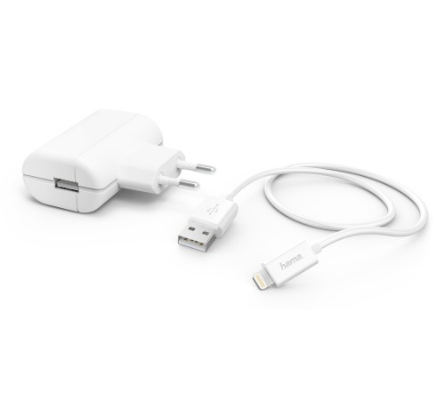 Сетевое зар./устр. Hama H-183265 2.4A USB для Apple белый (00183265) Сетевое зар./устр. Hama H-183265 2.4A USB для Apple белый (00183265)