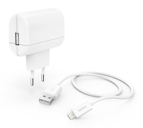 Сетевое зар./устр. Hama H-183265 2.4A USB для Apple белый (00183265) Сетевое зар./устр. Hama H-183265 2.4A USB для Apple белый (00183265)