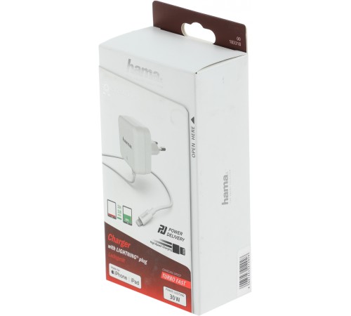 Сетевое зар./устр. Hama H-183318 3A (PD) для Apple белый (00183318) Сетевое зар./устр. Hama H-183318 3A (PD) для Apple белый (00183318)