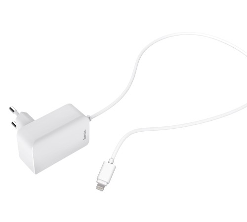 Сетевое зар./устр. Hama H-178342 12W 2.4A для Apple белый (00178342)