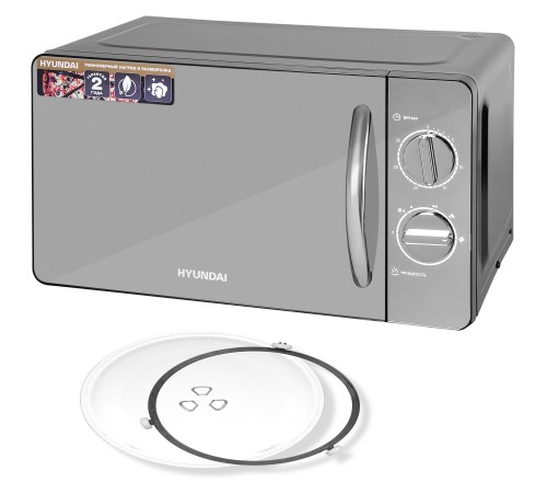 Микроволновая Печь Hyundai HYM-M2007 20л. 700Вт черный/хром Микроволновая Печь Hyundai HYM-M2007 20л. 700Вт черный/хром