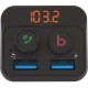 Автомобильный FM-модулятор Ritmix FMT-B100 черный MicroSD BT USB (80000554)