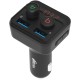 Автомобильный FM-модулятор Ritmix FMT-B100 черный MicroSD BT USB (80000554)
