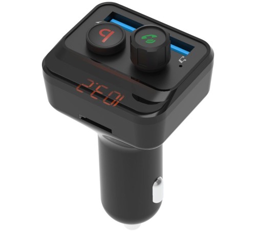 Автомобильный FM-модулятор Ritmix FMT-B100 черный MicroSD BT USB (80000554) Автомобильный FM-модулятор Ritmix FMT-B100 черный MicroSD BT USB (80000554)
