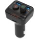 Автомобильный FM-модулятор Ritmix FMT-B100 черный MicroSD BT USB (80000554)