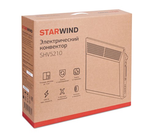 Конвектор Starwind SHV5210 1000Вт белый Конвектор Starwind SHV5210 1000Вт белый
