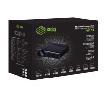 Проектор Cactus CS-PRO.09B.WXGA-A LCD 300Lm ANSI (1280x720) 2000:1 ресурс лампы:50000часов 2xUSB typeA 2xHDMI 4.7кг