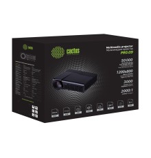 Проектор Cactus CS-PRO.09B.WXGA-A LCD 300Lm ANSI (1280x720) 2000:1 ресурс лампы:50000часов 2xUSB typeA 2xHDMI 4.7кг
