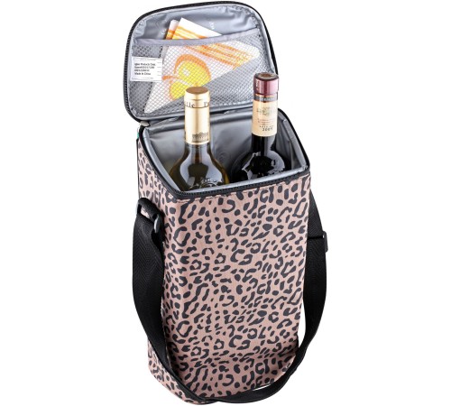 Сумка-термос Igloo 2 Bottle Wine Tote 16 2л. леопард/коричневый (00157759)