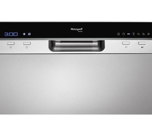 Посудомоечная машина Weissgauff TDW 4017 DS серебристый/черный (компактная) Посудомоечная машина Weissgauff TDW 4017 DS серебристый/черный (компактная)