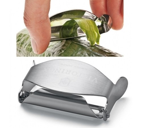 Овощечистка для овощей и фруктов Victorinox Peeler серебристый (7.6074) Овощечистка для овощей и фруктов Victorinox Peeler серебристый (7.6074)