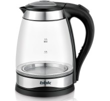 Чайник электрический BBK EK1729G 1.7л. 2200Вт черный корпус: стекло