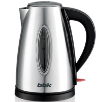 Чайник электрический BBK EK1762S 1.7л. 2200Вт серебристый/черный корпус: металл/пластик