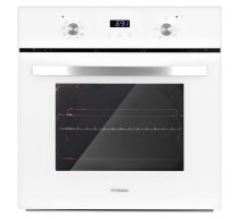 Духовой шкаф Электрический Hyundai HEO 6647 WG белый/серебристый