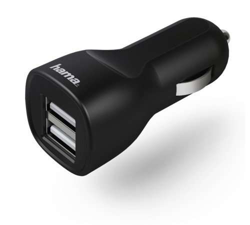 Автомобильное зар./устр. Hama H-1401660 1.2A+1.2A 2xUSB универсальное черный (00173624) Автомобильное зар./устр. Hama H-1401660 1.2A+1.2A 2xUSB универсальное черный (00173624)