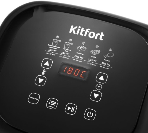 Аэрогриль Kitfort KT-2215 1500Вт черный Аэрогриль Kitfort KT-2215 1500Вт черный