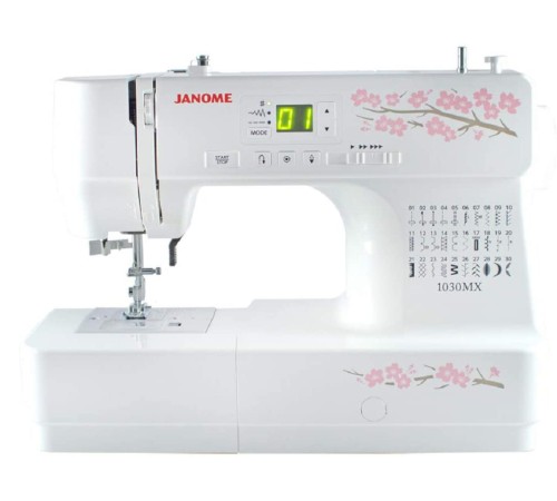 Швейная машина Janome 1030 MX белый/цветы Швейная машина Janome 1030 MX белый/цветы
