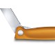 Нож кухонный Victorinox Swiss Classic (6.7836.F9B) стальной для овощей лезв.110мм серрейт. заточка оранжевый блистер