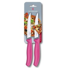 Набор ножей Victorinox Swiss Classic 6.7936.12L5B (6.7936.12L5B) для пиццы компл.:2предм. розовый блистер