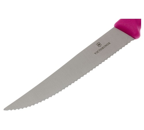 Набор ножей Victorinox Swiss Classic 6.7936.12L5B (6.7936.12L5B) для пиццы компл.:2предм. розовый блистер Набор ножей Victorinox Swiss Classic 6.7936.12L5B (6.7936.12L5B) для пиццы компл.:2предм. розовый блистер