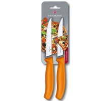 Набор ножей Victorinox Swiss Classic 6.7936.12L9B (6.7936.12L9B) для пиццы компл.:2предм. оранжевый блистер