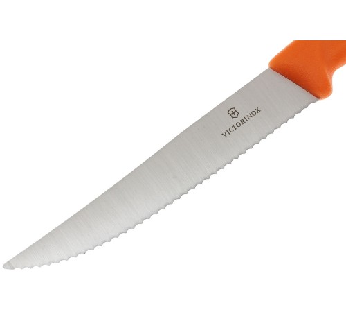 Набор ножей Victorinox Swiss Classic 6.7936.12L9B (6.7936.12L9B) для пиццы компл.:2предм. оранжевый блистер Набор ножей Victorinox Swiss Classic 6.7936.12L9B (6.7936.12L9B) для пиццы компл.:2предм. оранжевый блистер