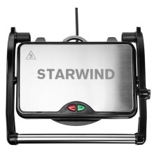 Электрогриль Starwind SSG2040 1500Вт серебристый/черный