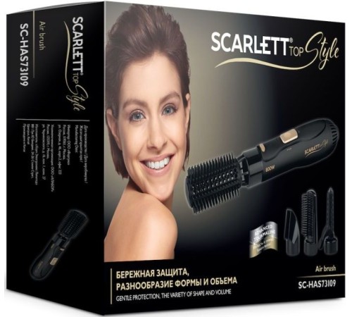 Фен-щетка Scarlett Top Style SC-HAS73I09 800Вт черный Фен-щетка Scarlett Top Style SC-HAS73I09 800Вт черный